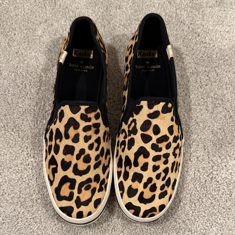 Keds x Kate Spade Animal Print Slip-Ons